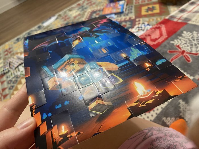 Фотография покупателя товара Аппликация наклейками «Пиксельный мир» - Фото 1