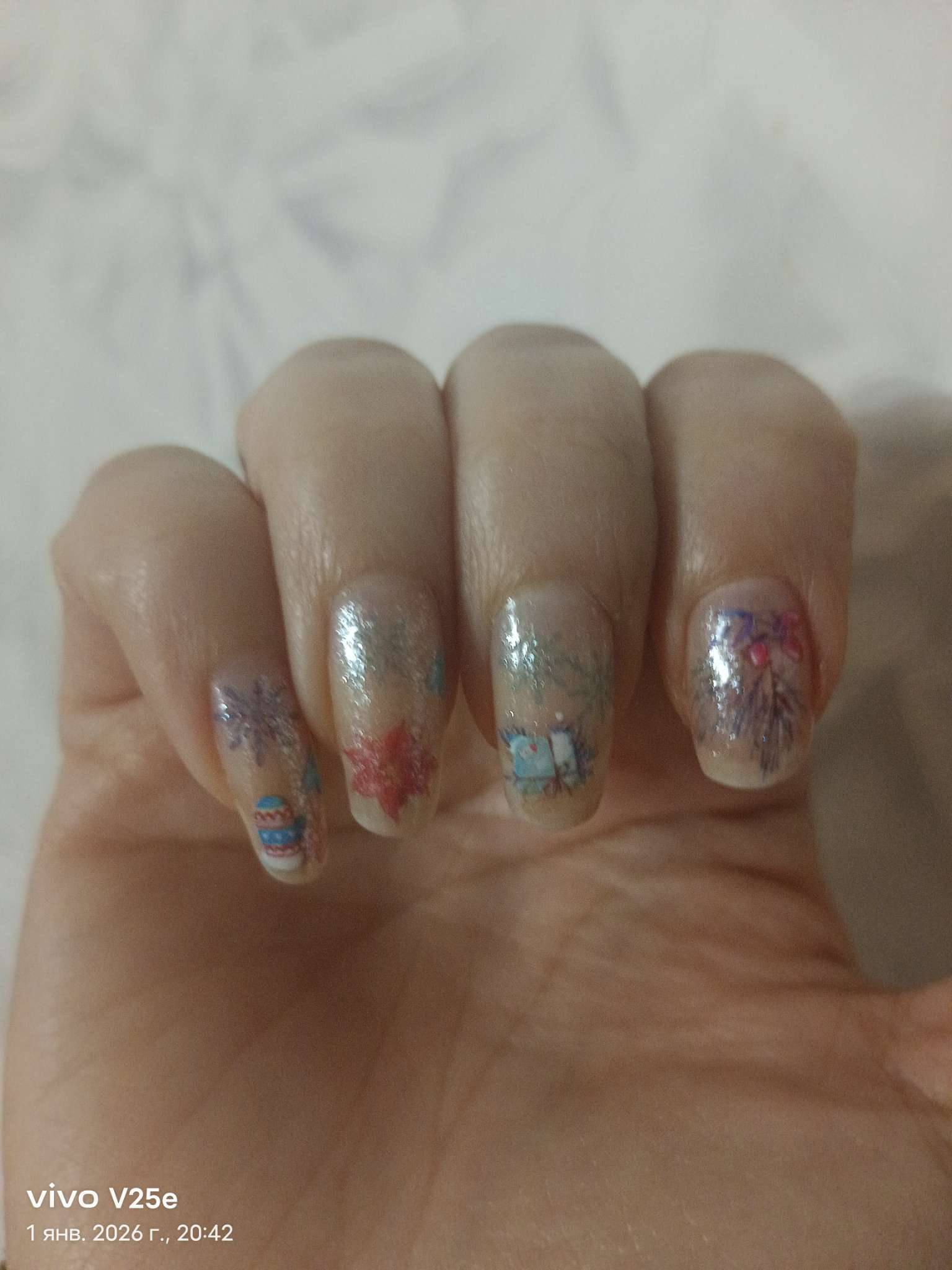 Фотография покупателя товара Слайдеры для ногтей «Праздник», разноцветные - Фото 1