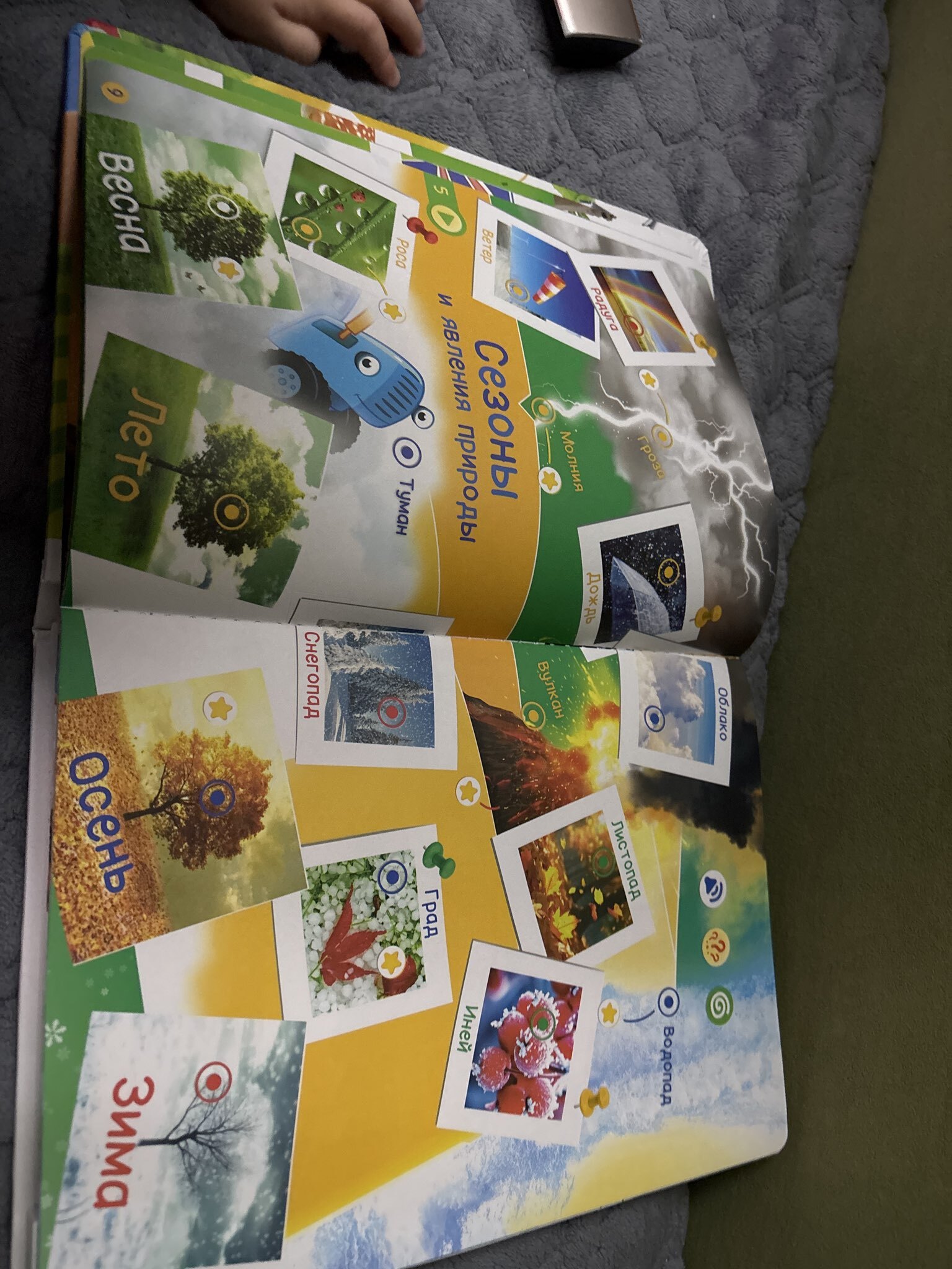 Фотография покупателя товара Говорящая книга «Мир вокруг малыша. Синий трактор», 26 стр. - Фото 6