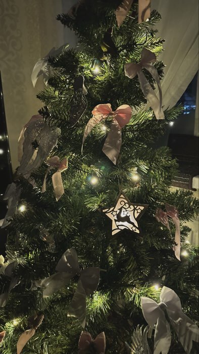 Фотография покупателя товара Ёлочная игрушка «Новогодняя», d=7.5 см - Фото 3