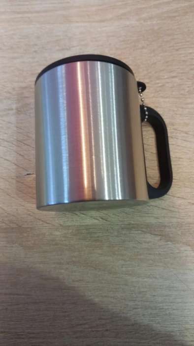 Фотография покупателя товара Термокружка, 180 мл, «Мастер К», сохраняет тепло 2 ч, 8.5×6.8 см, хром - Фото 18