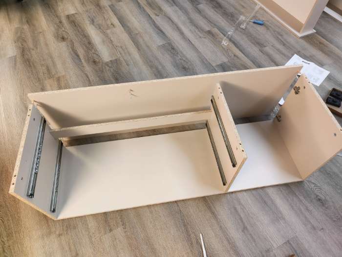 Фотография покупателя товара Тумба напольная под ТВ «Лора», 450×1350×440 мм, цвет кашемир - Фото 15