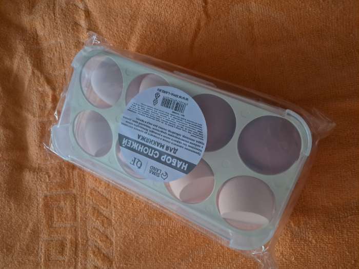 Фотография покупателя товара Спонжи для макияжа, набор - 8 шт., увеличиваются при намокании, фиолетовые - Фото 10