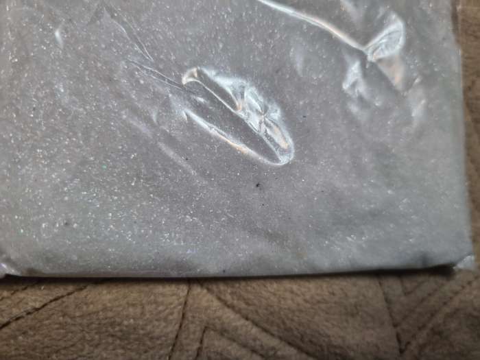 Фотография покупателя товара Глиттер для творчества 45 гр "Слюда белая" 18х12 см - Фото 12