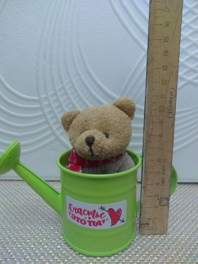 Фотография покупателя товара Мягкая игрушка «Счастье - это ты», медведь, цвета МИКС - Фото 4