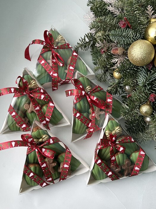 Фотография покупателя товара Коробка для печенья, белая, 9×9×3 см - Фото 7