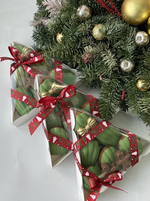 Фотография покупателя товара Коробка для печенья, белая, 9×9×3 см - Фото 5