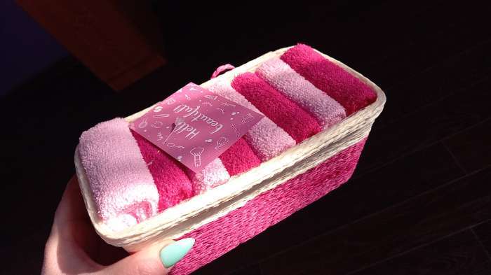 Фотография покупателя товара Салфетки махровые декоративные «Этель» Beautiful, 8 шт., 30×30 см, хлопок 100%, фуксия - Фото 1