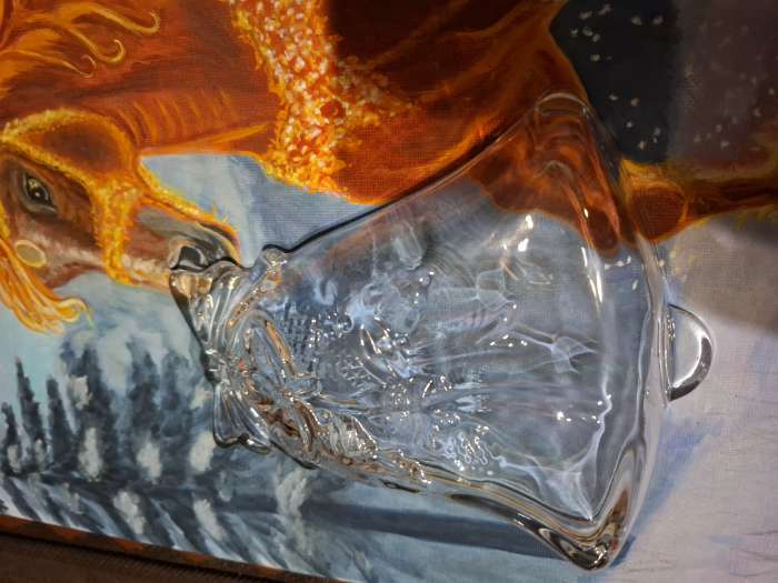 Фотография покупателя товара Блюдо «Новогоднее чудо. Колокол», 17.3×14.7×3.3 см, стекло, прозрачное - Фото 3