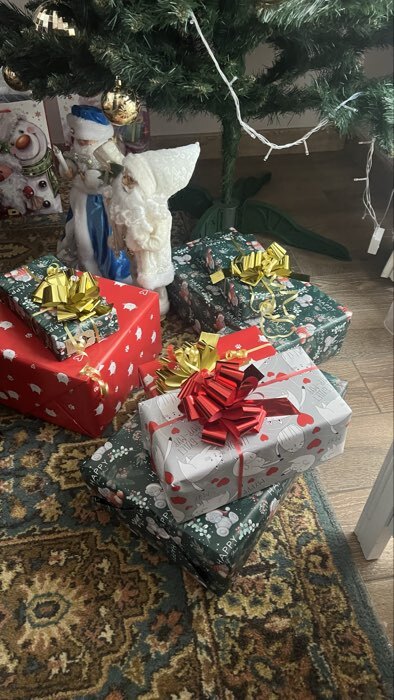 Фотография покупателя товара Бумага упаковочная глянцевая двухсторонняя «Коты», 70×100 см - Фото 3