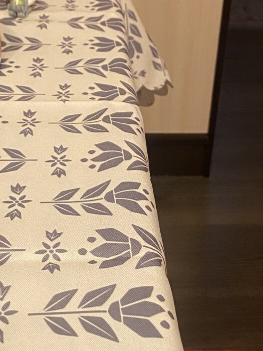 Фотография покупателя товара Скатерть «Доляна» Air flowers, размер 145×110 см - Фото 1