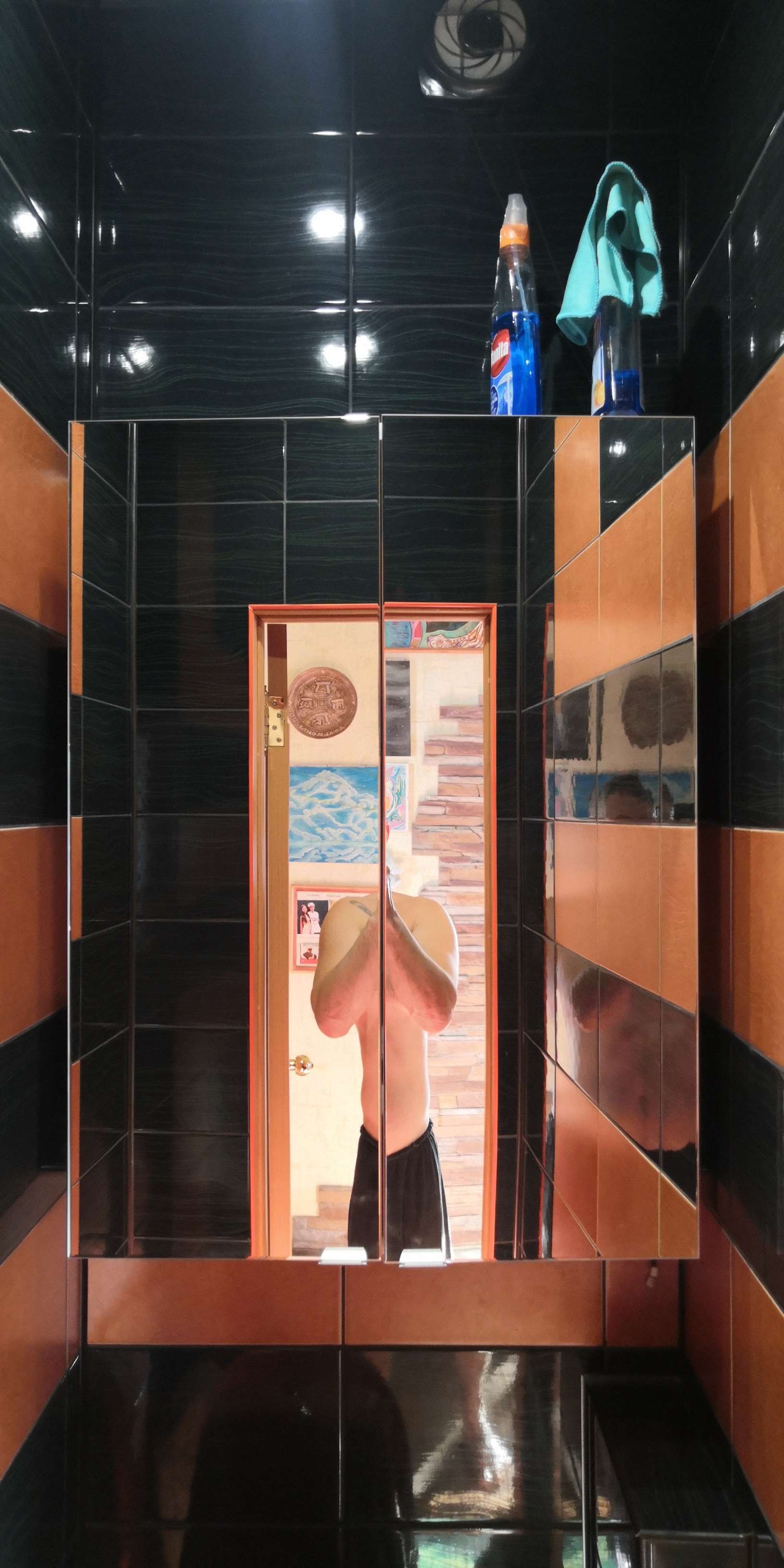 Фотография покупателя товара Шкаф навесной для ванной комнаты, две полки,  60 х 24 х 80 см - Фото 7