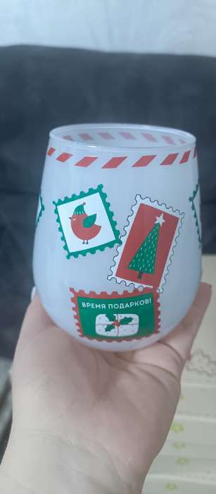 Фотография покупателя товара Стакан стеклянный новогодний «Чудо обязательно случится», 620 мл - Фото 9