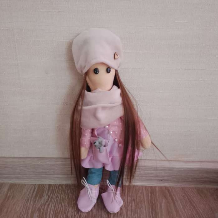 Фотография покупателя товара Набор для шитья. Интерьерная кукла своими руками «Нэтти», 30 см - Фото 1