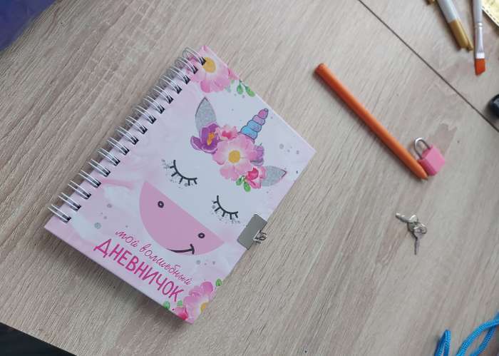 Фотография покупателя товара Записная книжка на замочке А6, 50 л. «Настоящий герой» - Фото 4