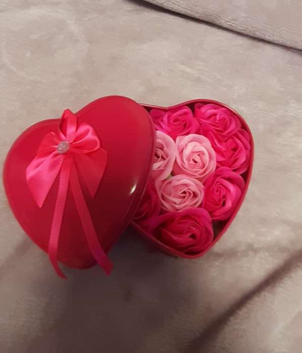 Фотография покупателя товара Мыльные розы, фуксия и розовые, набор 11 шт. - Фото 3