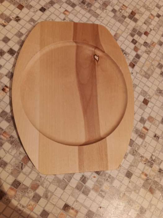 Фотография покупателя товара Сковорода на деревянной подставке SL Home, d=20, h=4 см, чугун, индукция, чёрная - Фото 2