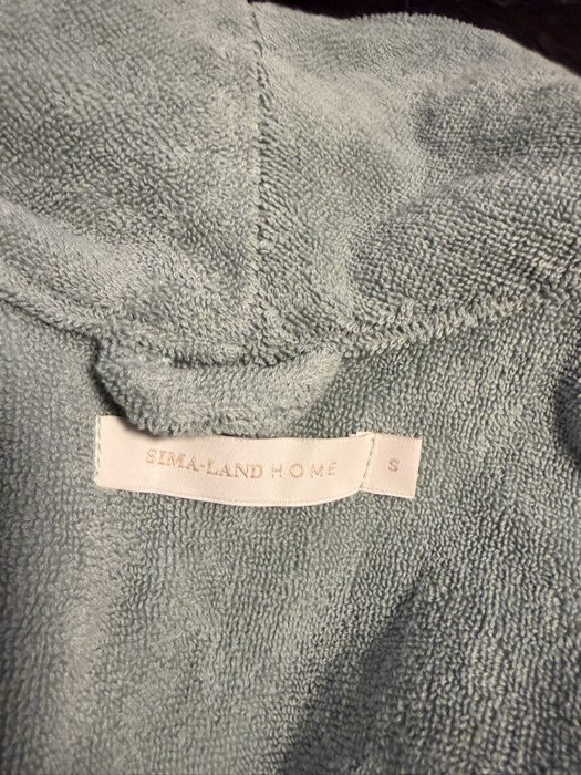 Фотография покупателя товара Халат махровый мужской SL HOME: Basic «Аззура», размер S, хлопок 100%, мятный - Фото 7