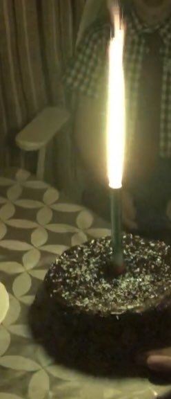 Фотография покупателя товара Свечи фонтаны для торта "Радужные искры" 10 см, 30 секунд, цветное пламя, 4 шт - Фото 2