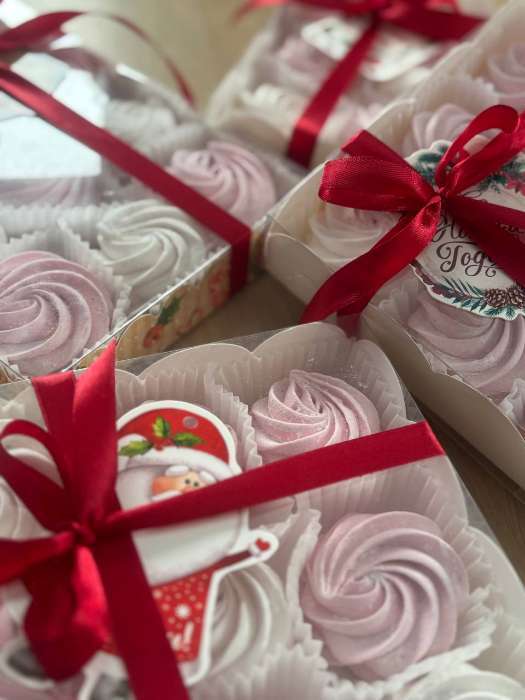 Фотография покупателя товара Коробка для печенья, белая, 9×9×3 см - Фото 4