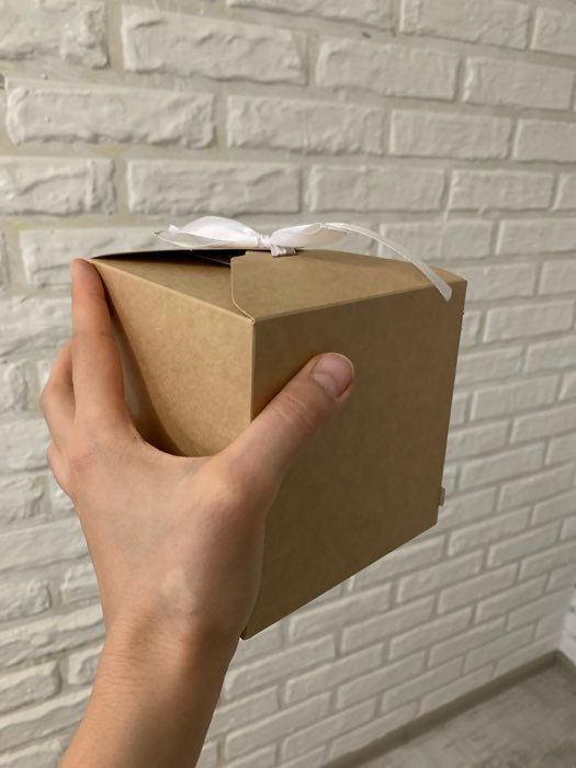 Фотография покупателя товара Коробка подарочная складная крафтовая, упаковка, 12 х 12 х 12 см - Фото 11