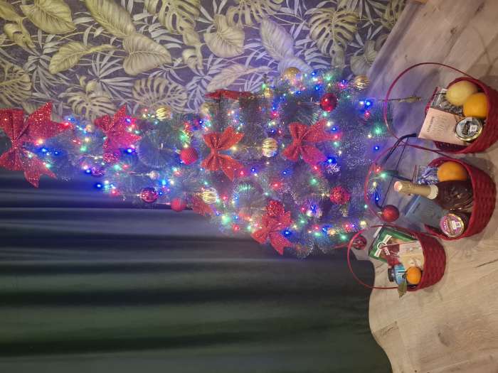 Фотография покупателя товара Корзина плетёная для хранения, бамбук, оранжевая, набор 3 шт., Greengo - Фото 1