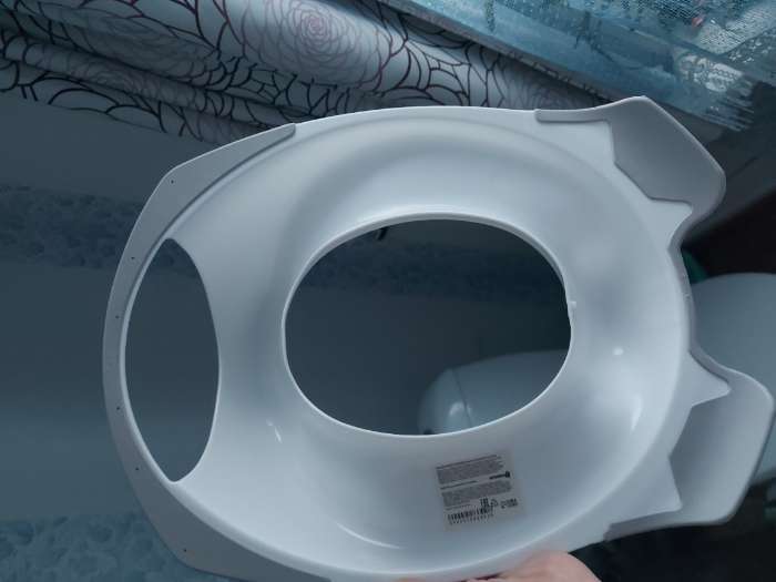 Фотография покупателя товара Сиденье для унитаза «Трактор», белое - Фото 2