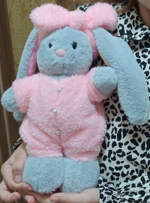 Фотография покупателя товара Мягкая игрушка зайка «Li с крыльями» - Фото 1