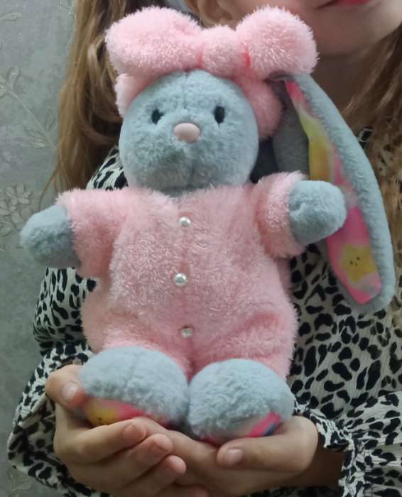 Фотография покупателя товара Мягкая игрушка зайка «Li с крыльями» - Фото 2