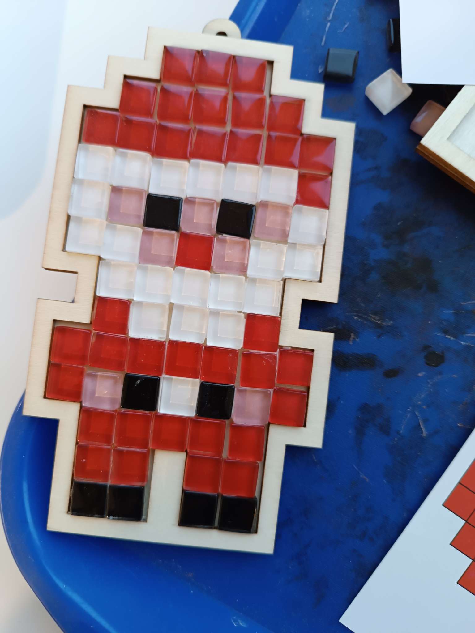 Фотография покупателя товара Набор для творчества «Ёлочная игрушка. Мозаика», 2 шт., керамическая - Фото 2