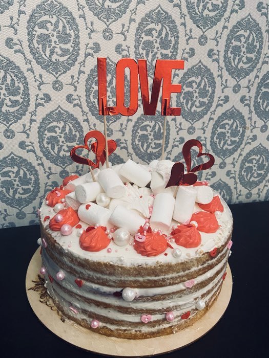 Фотография покупателя товара Набор для украшения торта LOVE
