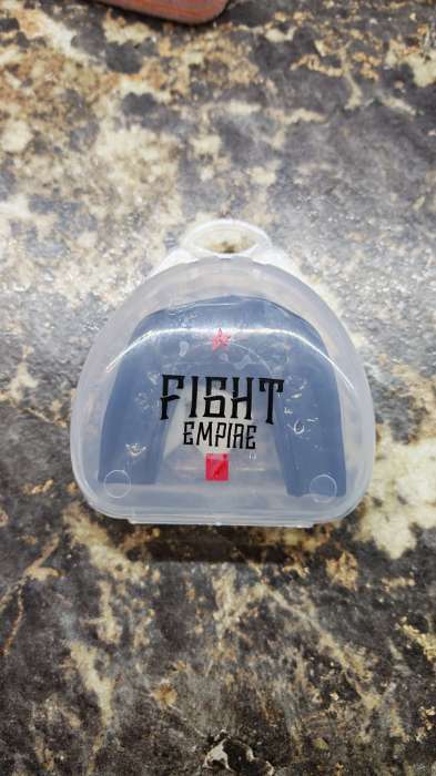 Фотография покупателя товара Капа боксёрская FIGHT EMPIRE, двухчелюстная, цвета МИКС - Фото 1