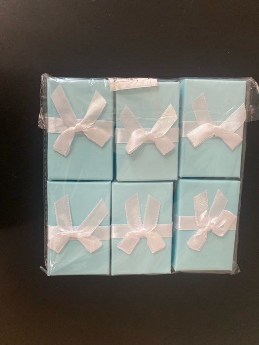 Фотография покупателя товара Коробочка подарочная под набор "Тиффани", 7x9 (размер полезной части 6,5х8,5см), цвет голубой - Фото 2