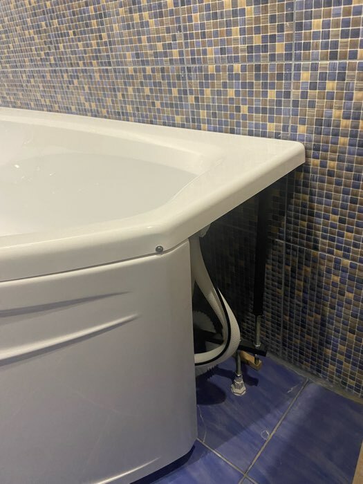Фотография покупателя товара Экран для ванны лицевой Poseidon для ванны акриловой "Дамелия", 170х100 см, универсальная - Фото 2