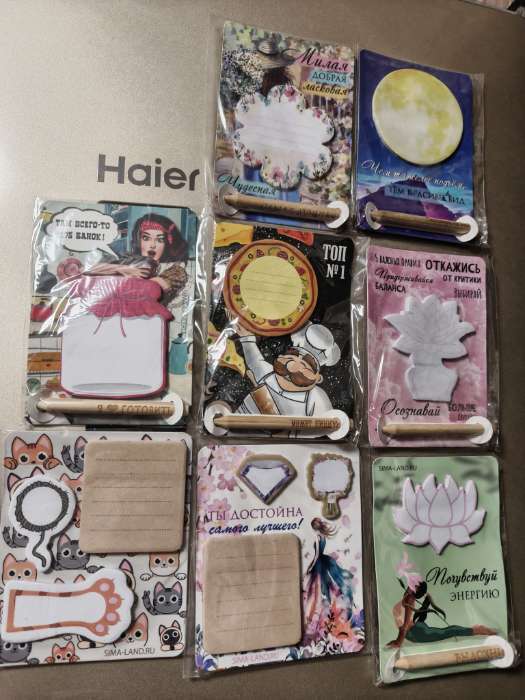 Фотография покупателя товара Магнит на холодильник с блоком для записей и стикерами «Служил?», 10×12 см - Фото 1