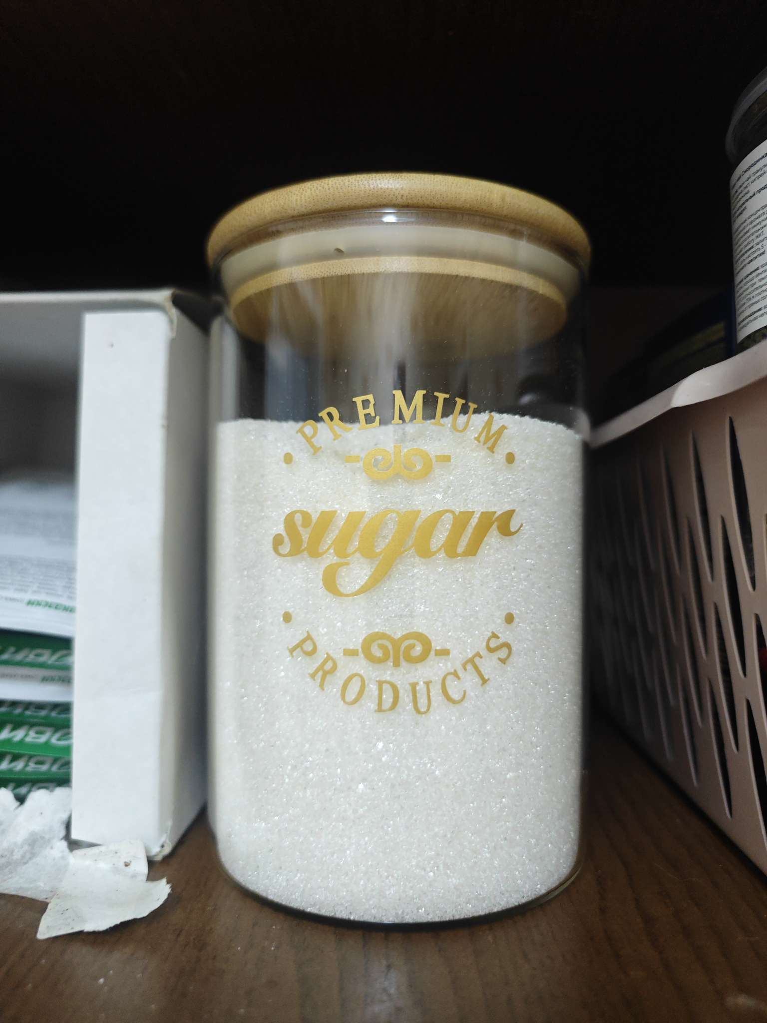 Фотография покупателя товара Банка для хранения «Эко. Чай», 1 л, 10×15 см, с бамбуковой крышкой, стекло - Фото 1