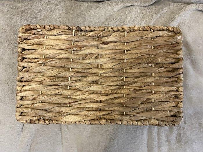 Фотография покупателя товара Корзина плетёная, 36×21×15 см, водный гиацинт - Фото 4