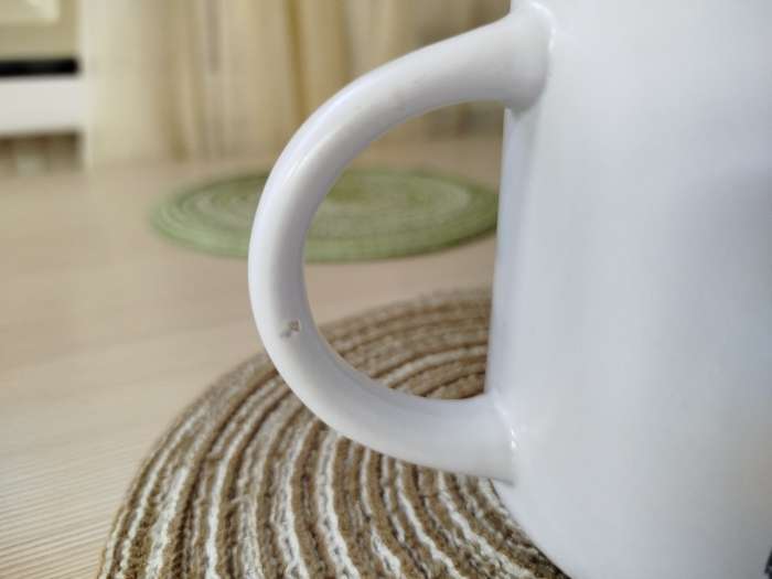 Фотография покупателя товара Кружка чайная керамическая «Зайка», 380 мл - Фото 2