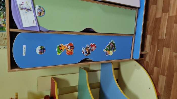 Фотография покупателя товара Набор для оформления «Новогодние змейки», 10 предметов, 16×21 см - Фото 1