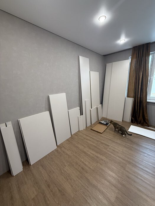 Фотография покупателя товара Шкаф двухстворчатый для одежды «Лора», 2 ящика, 2200×900×570 мм, цвет кашемир - Фото 7