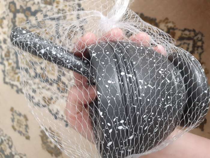 Фотография покупателя товара Ступка с пестиком Доляна «Чёрный мрамор», пластик, диаметр 10 см