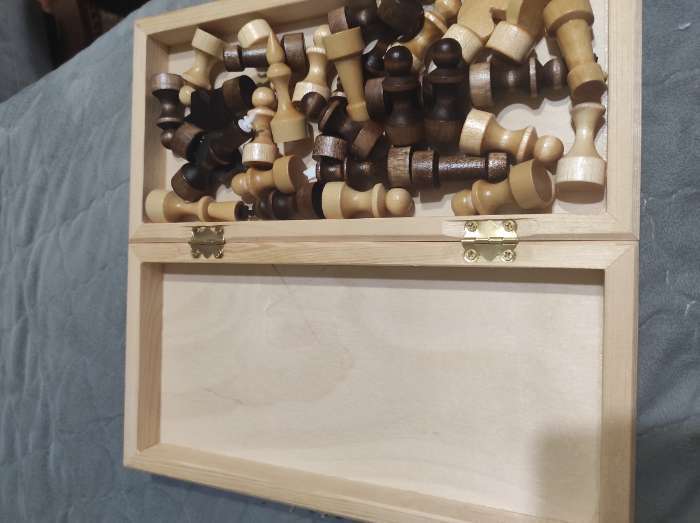 Фотография покупателя товара Шахматы деревянные «Классика», доска и фигуры 29×29 см - Фото 1