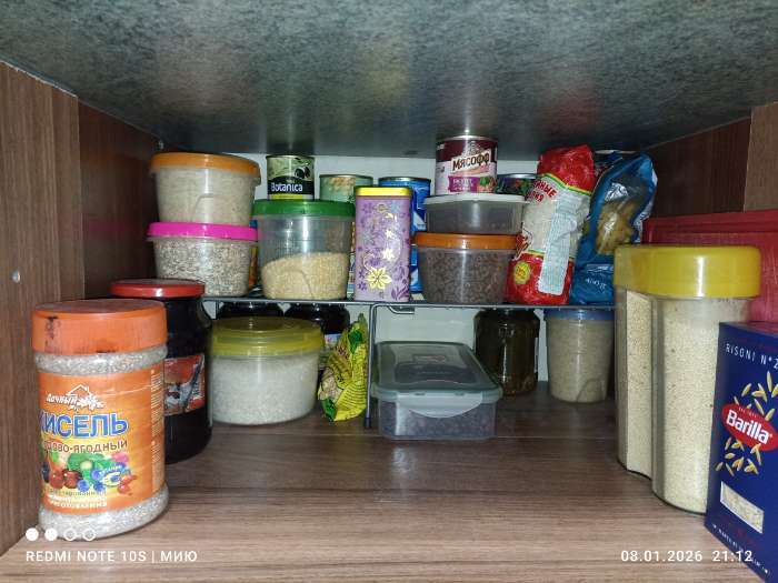 Фотография покупателя товара Полка раздвижная для шкафа, 36-62×22×15 см, хром - Фото 1