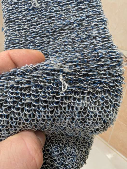 Фотография покупателя товара Мочалка банная длинная «Букле», мужская, объёмная, 40×11 см - Фото 2