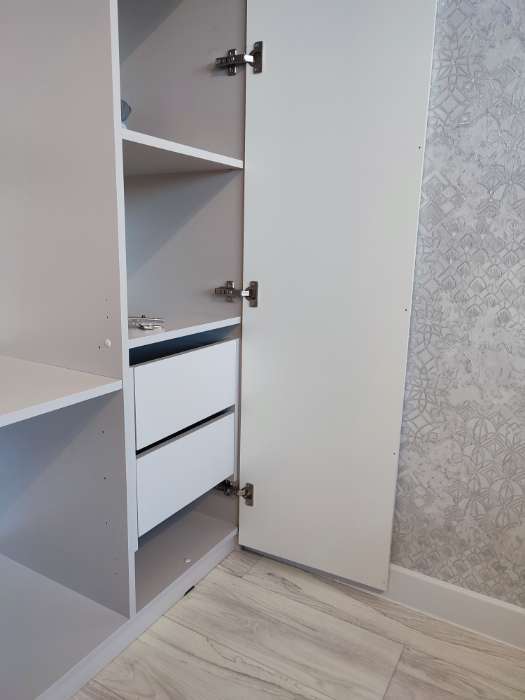 Фотография покупателя товара Шкаф трёхстворчатый «Марвэл», 1200×508×2400 мм, цвет кашемир/кашемир - Фото 7