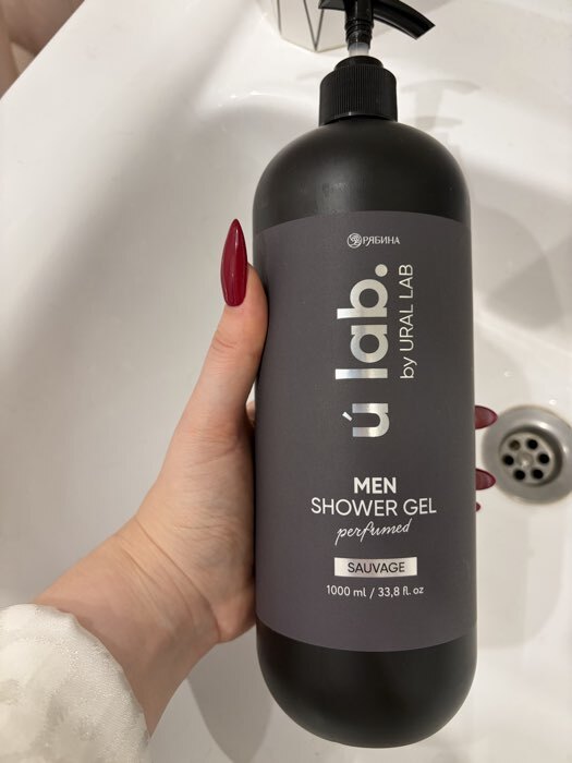 Фотография покупателя товара Гель для душа мужской, парфюмированный Dior Sauvage, 1000 мл, ULAB - Фото 1