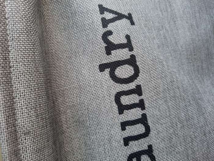 Фотография покупателя товара Корзина бельевая текстильная «Современник», 45×37×40 см, цвет серый