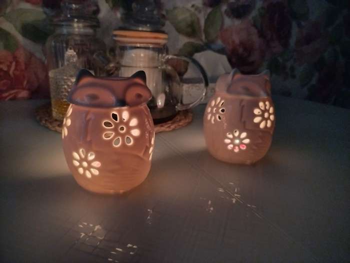 Фотография покупателя товара Подсвечник на 1 свечу «Лисёнок», белый, 7.5×7.5×11 см - Фото 3