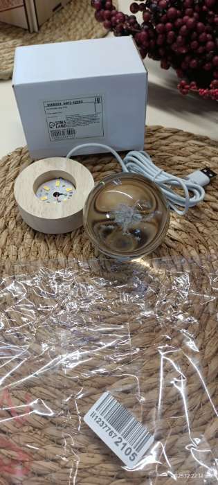 Фотография покупателя товара Светильник ночник «Фея», d=6 см - Фото 3