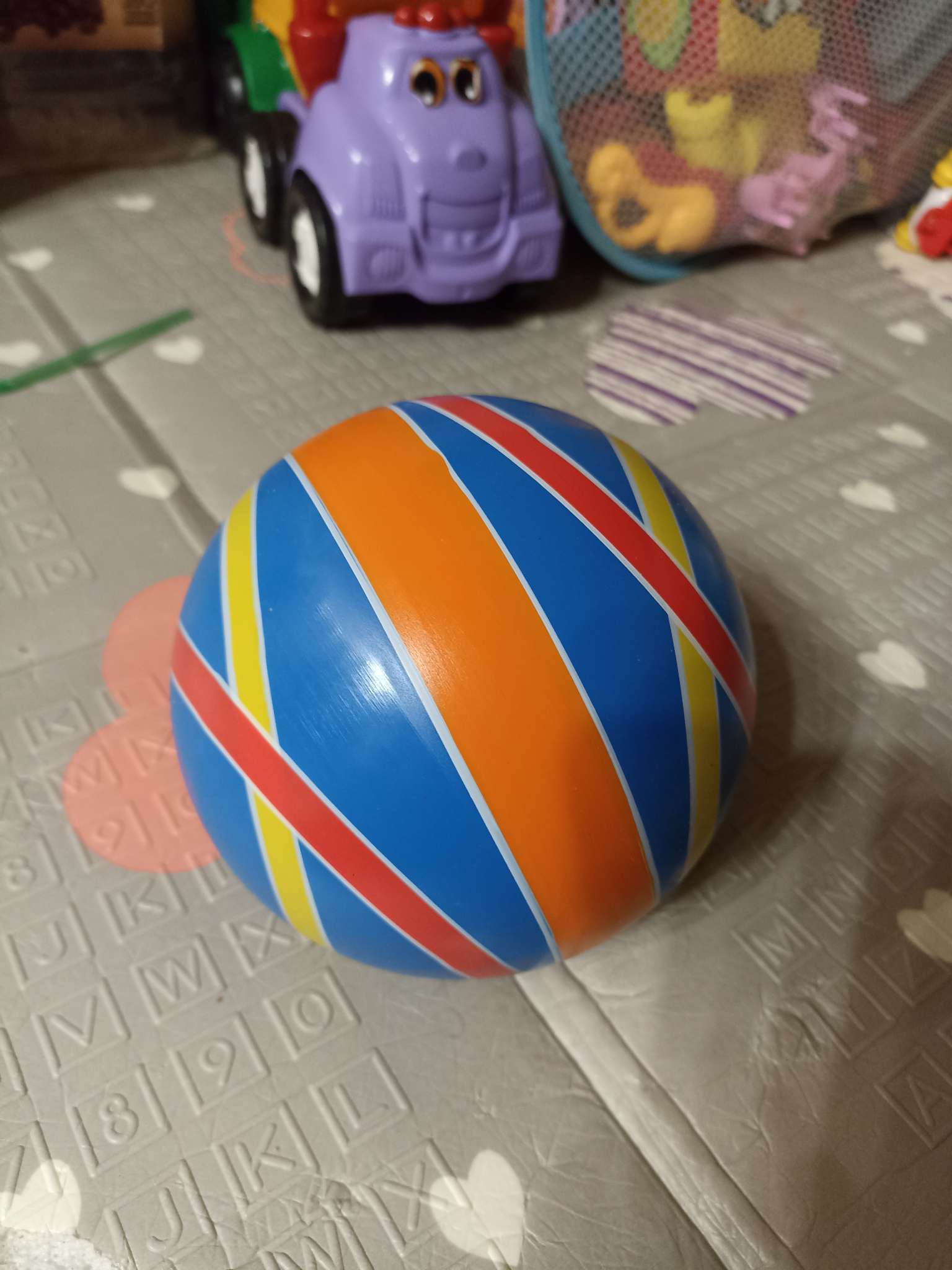 Фотография покупателя товара Мяч резиновый, диаметр 15 см, цвета МИКС - Фото 1